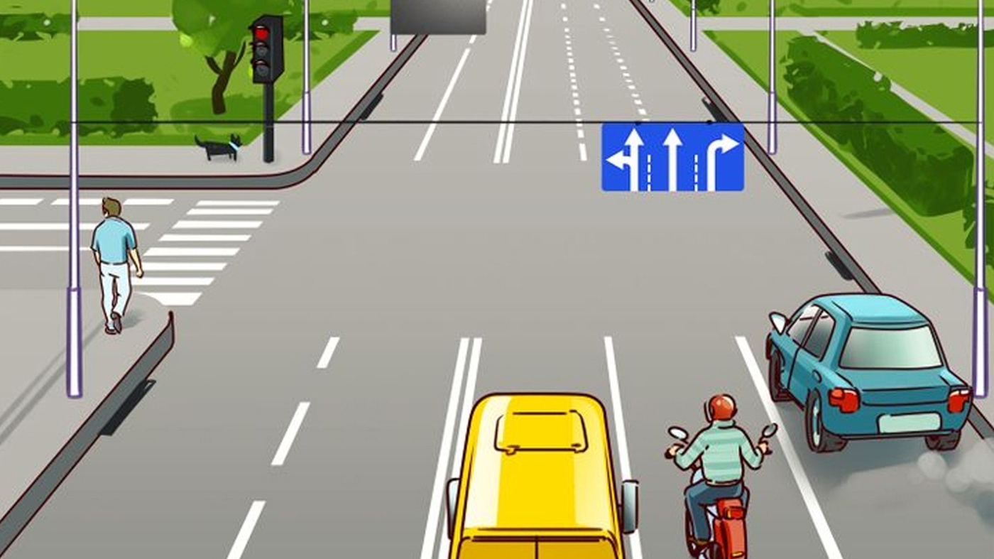 Test de inteligență pentru șoferi | Care e greșeala din această poză din trafic?