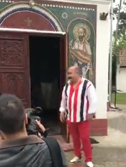 Primele imagini de la botezul fiului lui Nuţu Cămătaru