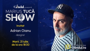 Marius Tucă Show începe marți, 21 iulie, de la ora 18.00, live pe Gândul. Invitat: Adrian Oianu