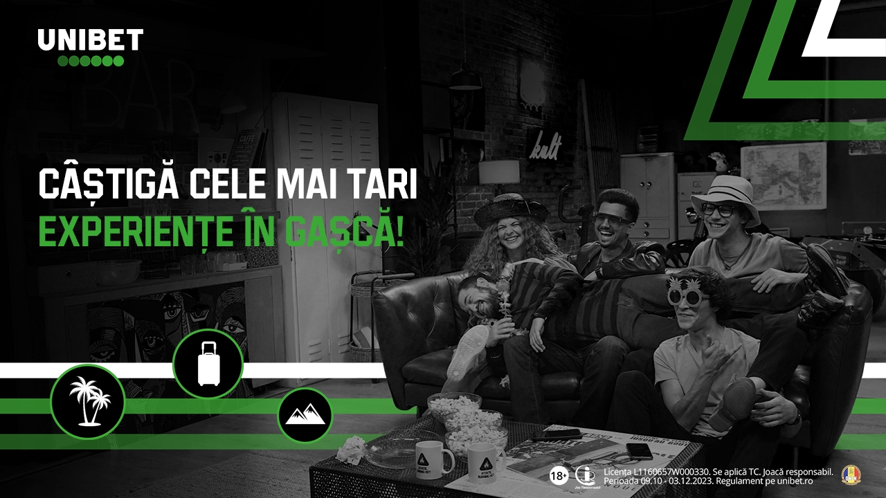 (P) Noua promoție Unibet aduce 8 vacanțe de 6.000 EUR, 8 console PlayStation 5 și alte super premii