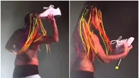 N-o să-ți vină să crezi! Cu cât se vinde pe internet adidasul lui 6ix9ine, aruncat în public la festivalul din Costinești