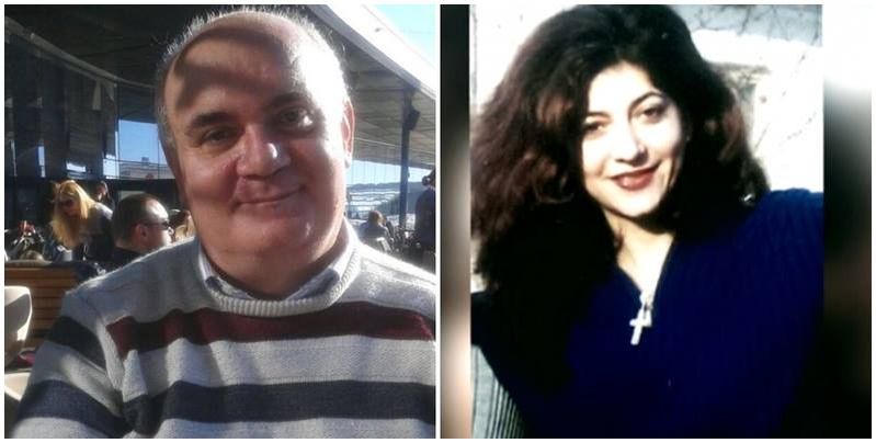Profesorul Dan Păcurariu și tânăra ucisă