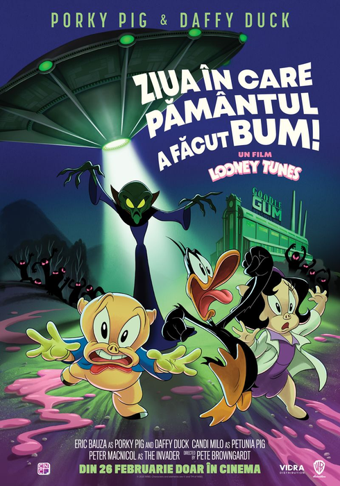 Daffy și Porky vin pe marele ecran cu primul lor lungmetraj!