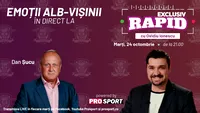 Dan Șucu vine la EXCLUSIV RAPID marți, 24 octombrie, ora 21.00