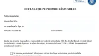 Râzi cu lacrimi! Ce motive hilare au invocat românii, pentru lipsa declarației pe propria răspundere