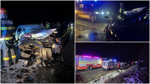 Accident grav cu 7 persoane în Sibiu. A fost activat Planul Roșu de Intervenție