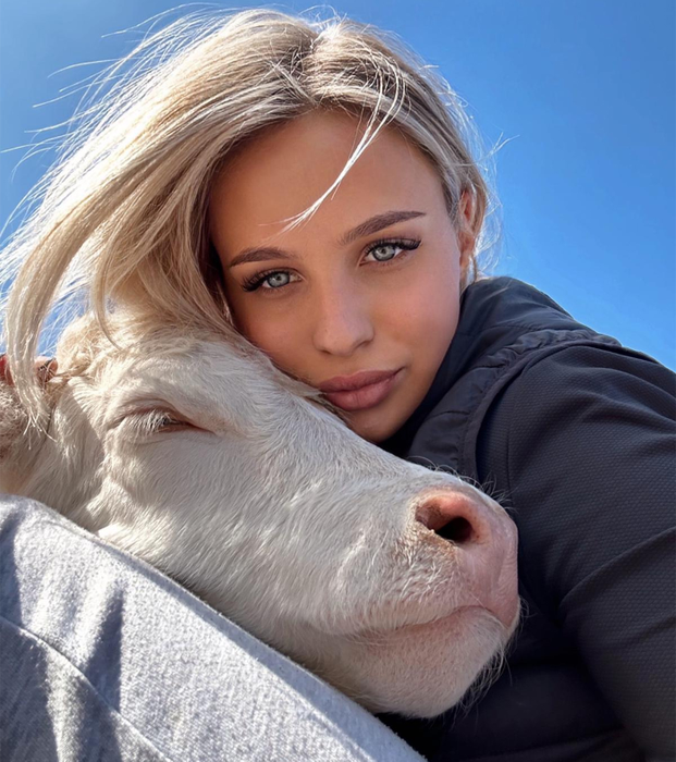 Andreea iubește animalele / Sursă foto: Facebook