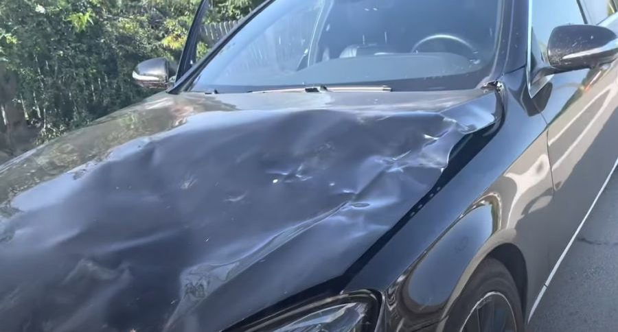 Jador a avut accident, când un cal a apărut în fața mașinii