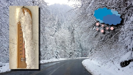 Vortexul polar își intră în drepturi în România! Aduce temperaturi de -13 grade Celsius