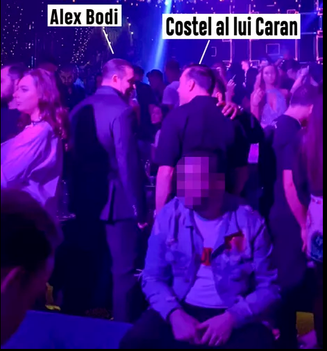 Alex Bodi și Costel Caran, la o petrecere