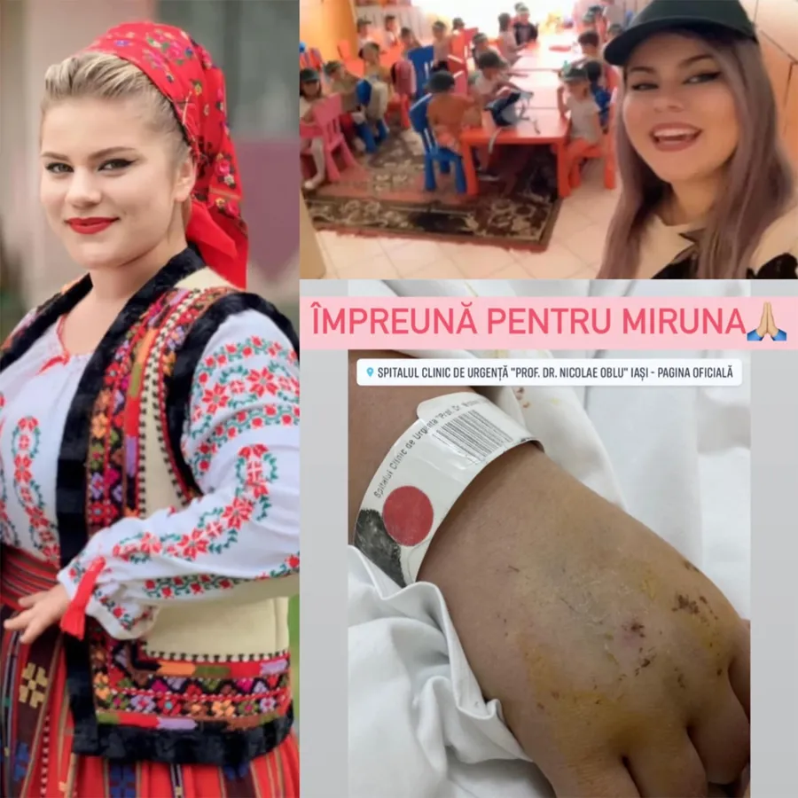 Miruna Alexandra, pe patul de spital