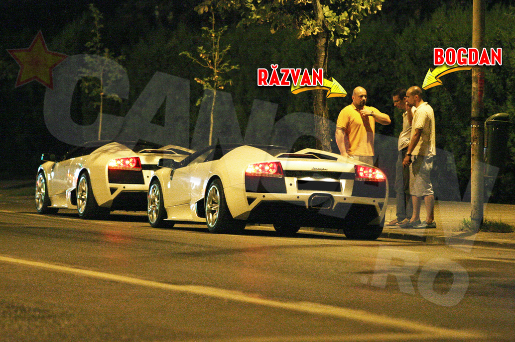 Gemenii cu Lamborghini
