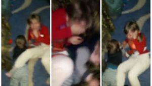 VIDEO. Un tată din Galați își rupe în bătaie copiii. “Băi, vă omor!”
