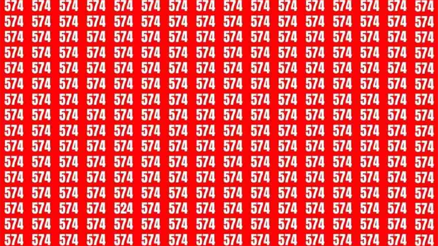 Test de perspicacitate | Găsiți numărul 524 în maximum 8 secunde!