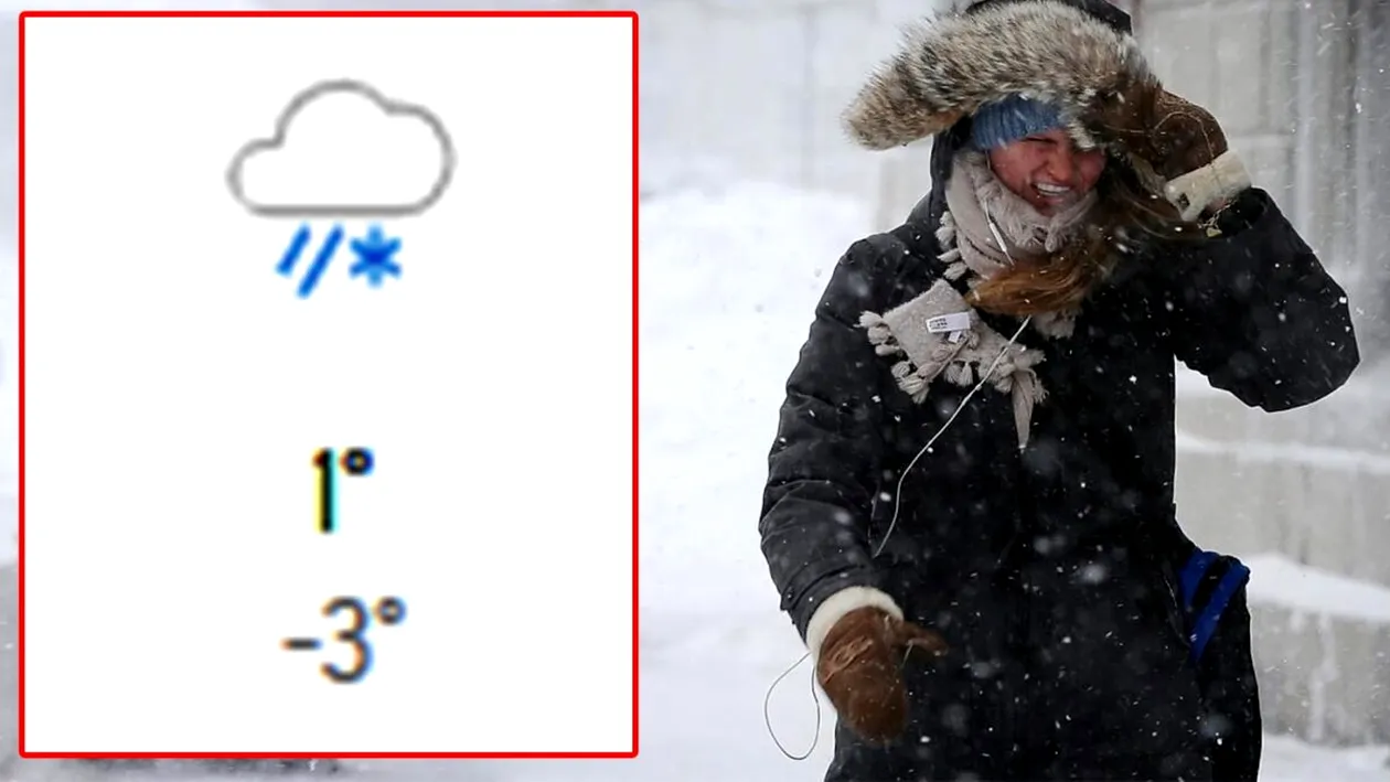 Lista orașelor din România în care ninge săptămâna viitoare. În ce zi vin ninsorile, potrivit meteorologilor Accuweather