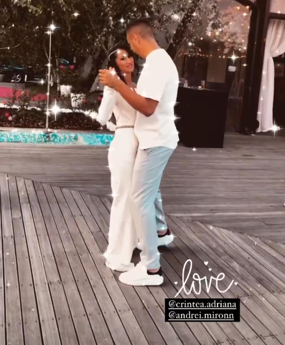 Andrei Miron, fundașul central de la FCSB, și Adriana s-au căsătorit! Primele imagini de la eveniment