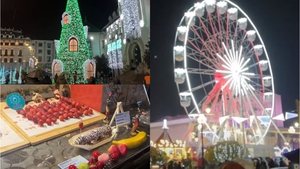 Cât costă o porție de mici, cartofi prăjiți și un vin fiert la Târgul de Crăciun din Craiova. Ce preț se percepe pentru o tură în roata panoramică