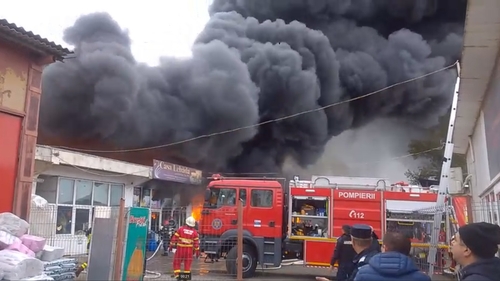 Incendiu violent în Vaslui! S-a activat Planul Roşu de intervenţie