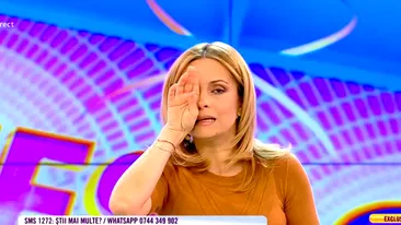 Panică la Antena 1. Simona Gherghe a început să plângă în direct. Chemaţi poliţia, să nu plece din sediu
