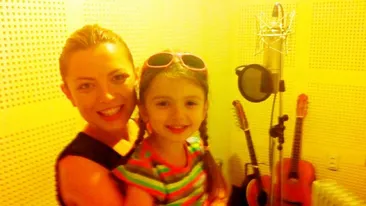 Elena Gheorghe a lansat-o in muzica pe fiica lui Laurentiu Duta! Duet cu o pustioaca de cinci ani!