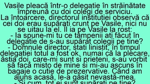 BANC | "Vasile, ce tâmpenii ați făcut în delegație, de s-au supărat colegii pe tine?"