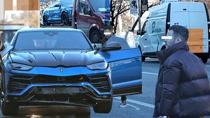 Fostul ”ginere” al lui Gigi Becali a plecat acasă pe platformă. Și-a ”înfipt” Lamborghini-ul URUS de 320.000 de euro în duba farmaciei!