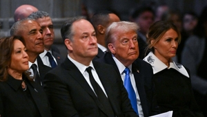 Momente bizare la funeraliile lui Jimmy Carter! Trump, Obama, Biden și Harris, implicați