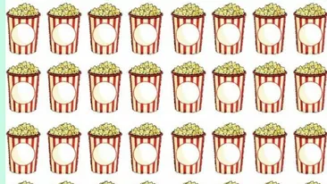 TEST IQ | O singură cutie cu popcorn dintre cele 48 este diferită. Care?