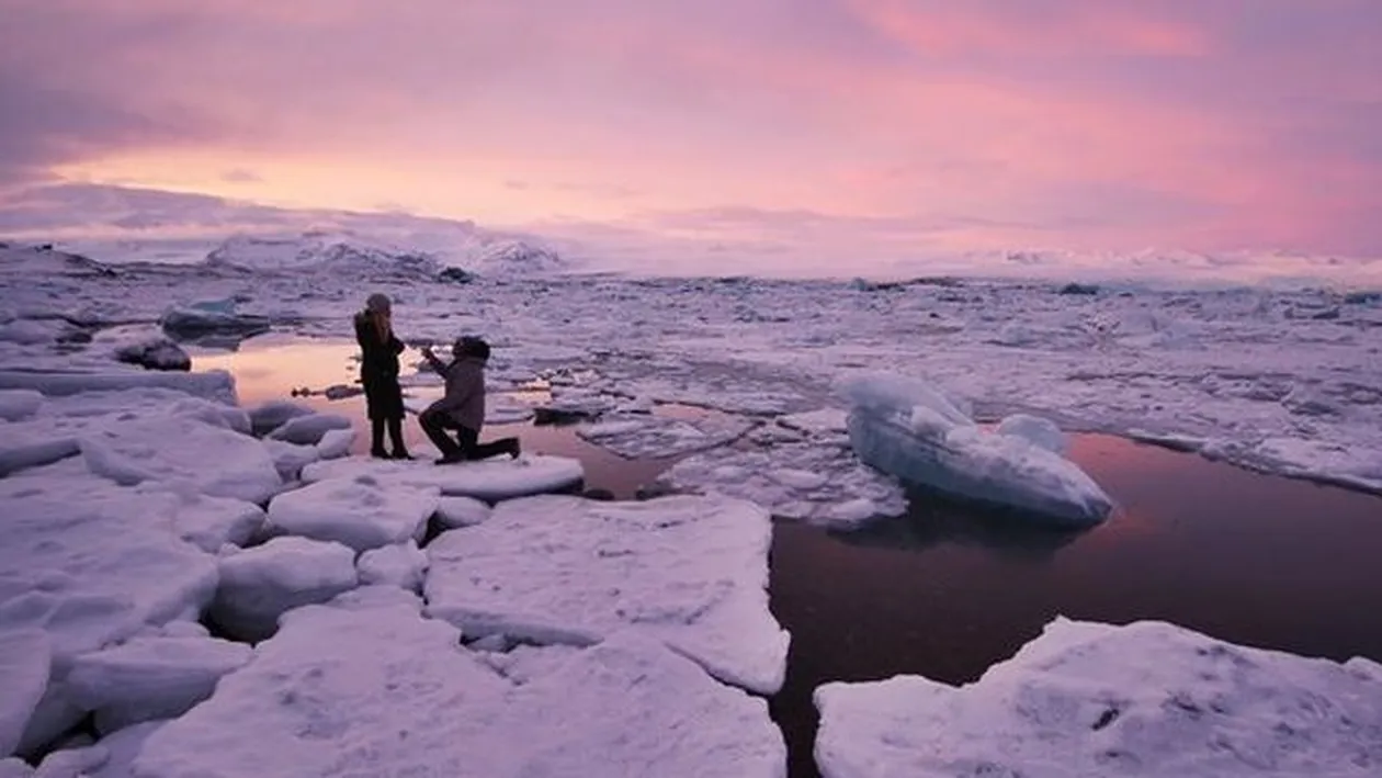 I-a cerut mâna într-unul dintre cele mai frumoase locuri din lume!