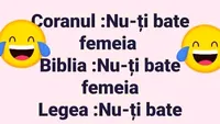 BANCUL ZILEI | Coranul, Biblia, Codul Penal și.. femeia