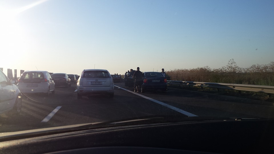 Accidente pe bandă rulantă pe Autostrada Soarelui!