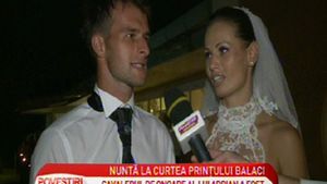 Fiica cea mica a lui Ilie Balaci s-a casatorit cu tenismenul Adrian Ungur! Vezi de ce au facut ceremonia religioasa la sase ani de la cununia civila