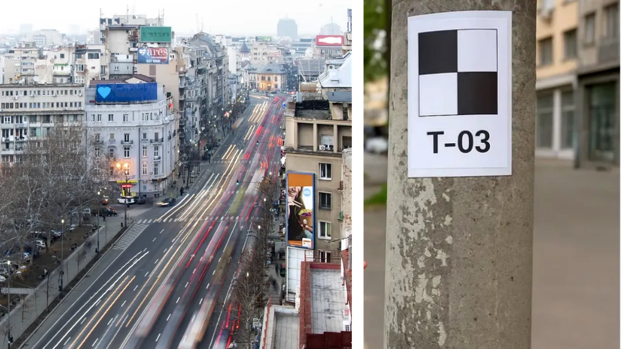 Ce reprezintă semnul T-03, apărut pe străzile din București? La asta nu te-ai fi gândit