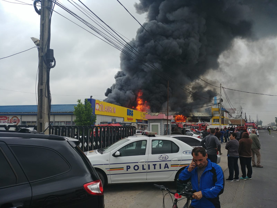 Incendiu devastator la Doraly