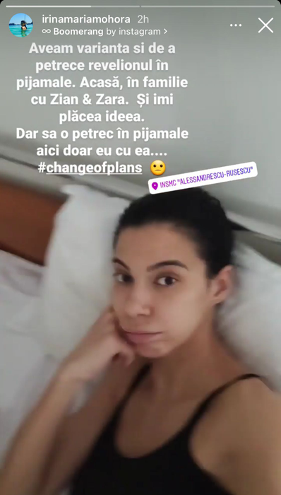 Irina Mohora, de urgență la spital cu fetița ”Aici o să petrec, în pijamale”