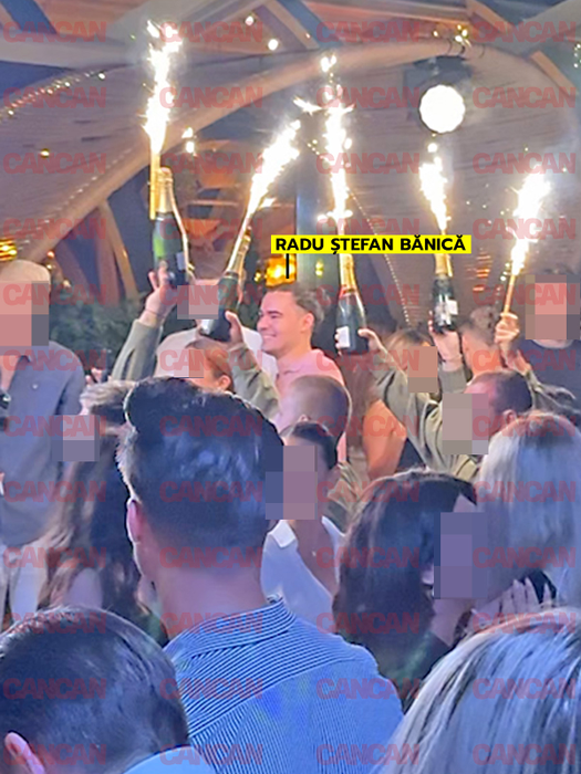 Radu Ștefan Bănică, distracție cu amicii în club. Foto: CANCAN.RO