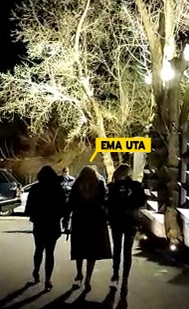 Ema Uta, alături de prietenele ei (Foto: CANCAN.RO)