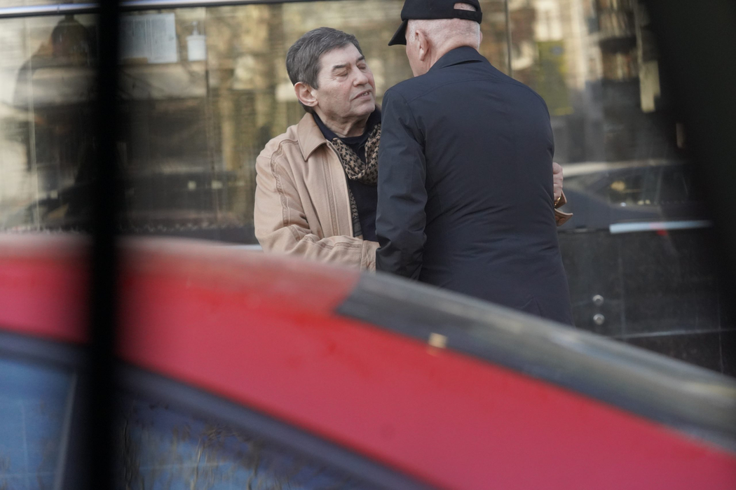 Mihail Vlasov și Costel Bucur își iau rămas bun (Foto: CANCAN.RO)