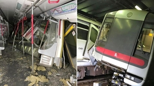 Haos după ciocnirea a două garnituri de metrou. Populației i se cere să evite ruta afectată | FOTO