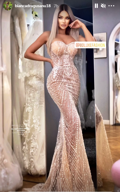 Bianca Drăgușanu a anunțat că se mărită, iar acum a probat rochiile de mireasă! GALERIE FOTO