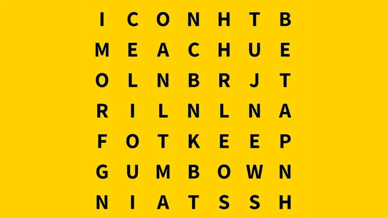 TEST IQ | Ești un geniu dacă poți găsi cuvântul blog în maximum 13 secunde