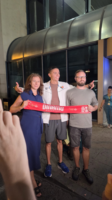 David Popovici s-a întors în România! Primele declarații după ce a câștigat două medalii de aur: ”Simți tensiunea din aer”