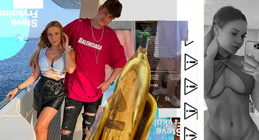 Julius Maximilian și ”Sexy-durdulia”, party privat cu râuri de șampanie, în Saint-Tropez