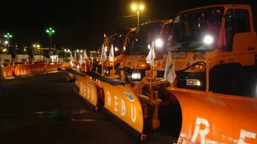 Capitala in alerta! Toti primarii au convocat comandamente de iarna! Vezi cate utilaje sunt acum pe strazi!
