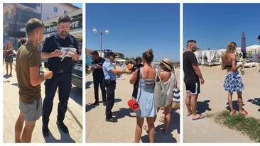 Turiștii din Vama Veche, atenționați de polițiști și jandarmi. Ce sfaturi le-au dat oamenilor