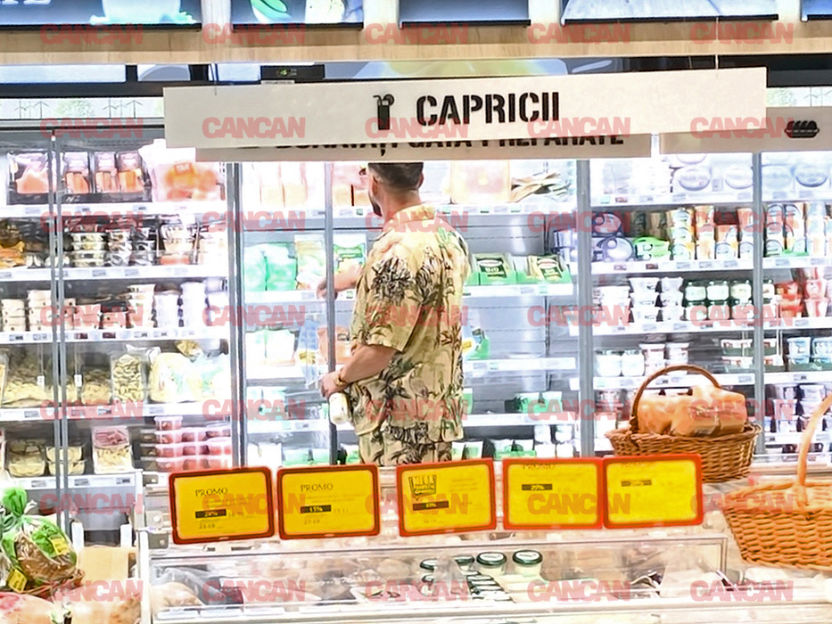 Dorian Popa a mers la supermarket