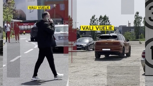 Vijelie și-a testat mașina de 250.000 € prin gropile din Băneasa. Vali, ușor, că e Bentley, nu e tractor!