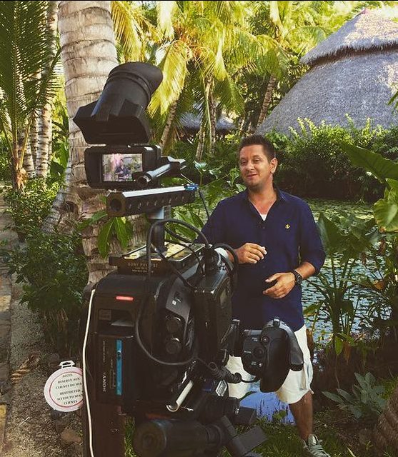 Octavian Strunilă, pe "platourile" de filmare/ Sursă foto: Instagram.com