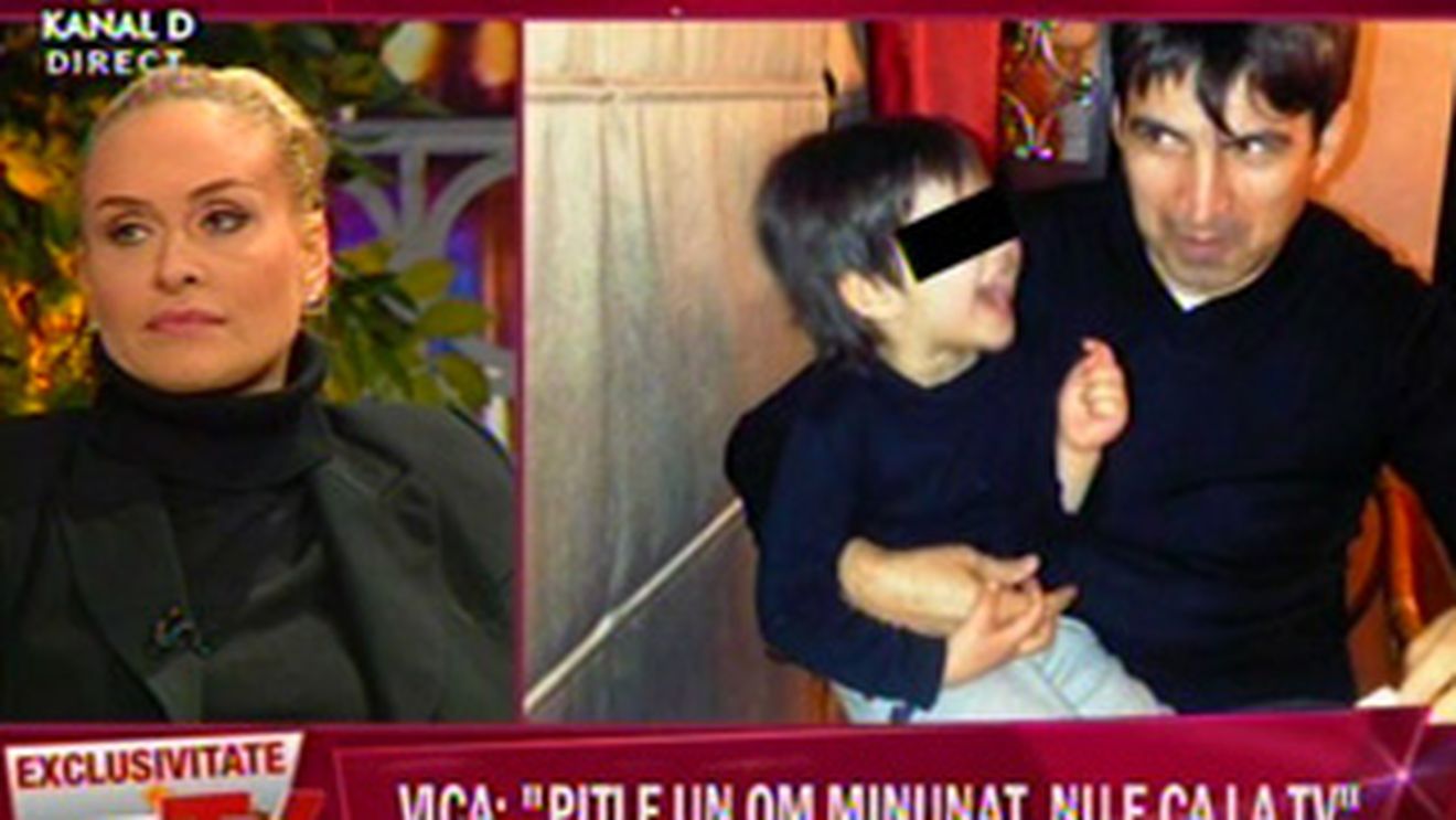 VIDEO Vica: "Il iubesc enorm pe Piti! E un tata perfect pentru copilul nostru, e supercaterinca!" Afla detalii intime despre viata selectionerului cu amanta Vica