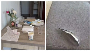 Imagini dezastruoase într-un apartament din Mamaia. Ce au lăsat în urmă tinerii cazați de 1 Mai